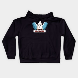 Mr. Tastee with Blue Tornadoes Kids Hoodie